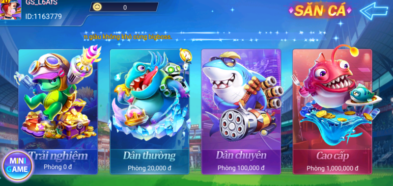 Trải nghiệm sảnh săn cá đổi tiền mặt làm giàu nhanh chóng